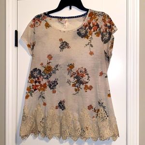 Floral Lace Tee